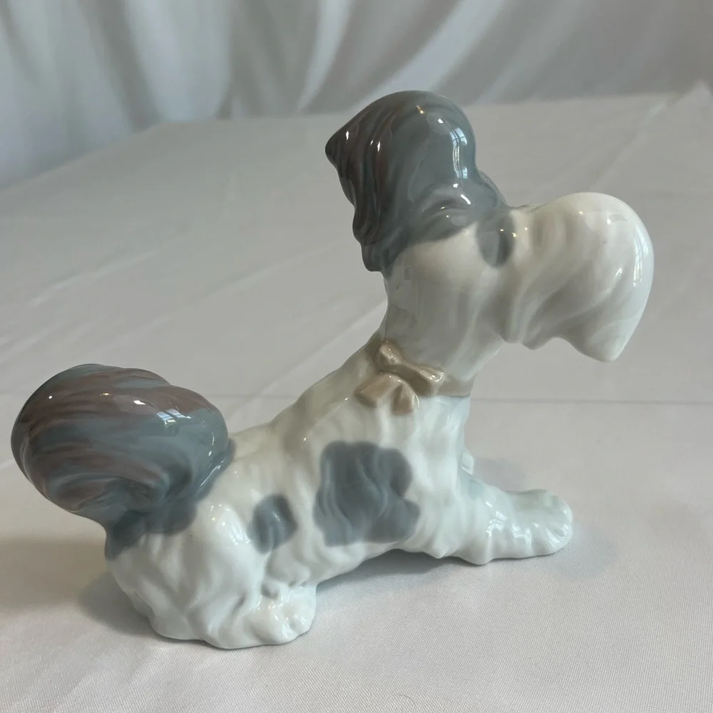 Vintage Rare Lladro “Skye Terrier” Porcelain Dog Figurine 4643